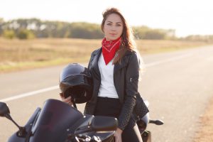 Jeansy motocyklowe damskie
